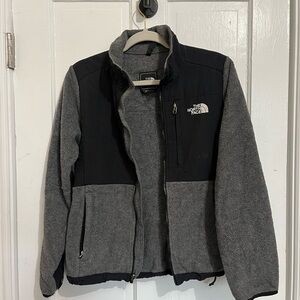 The North Face Black and Gray Fleece